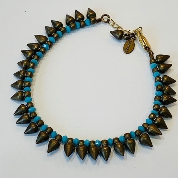 💐5/35 Shashi Angela spike metal seed bead gold - Picture 1 of 4